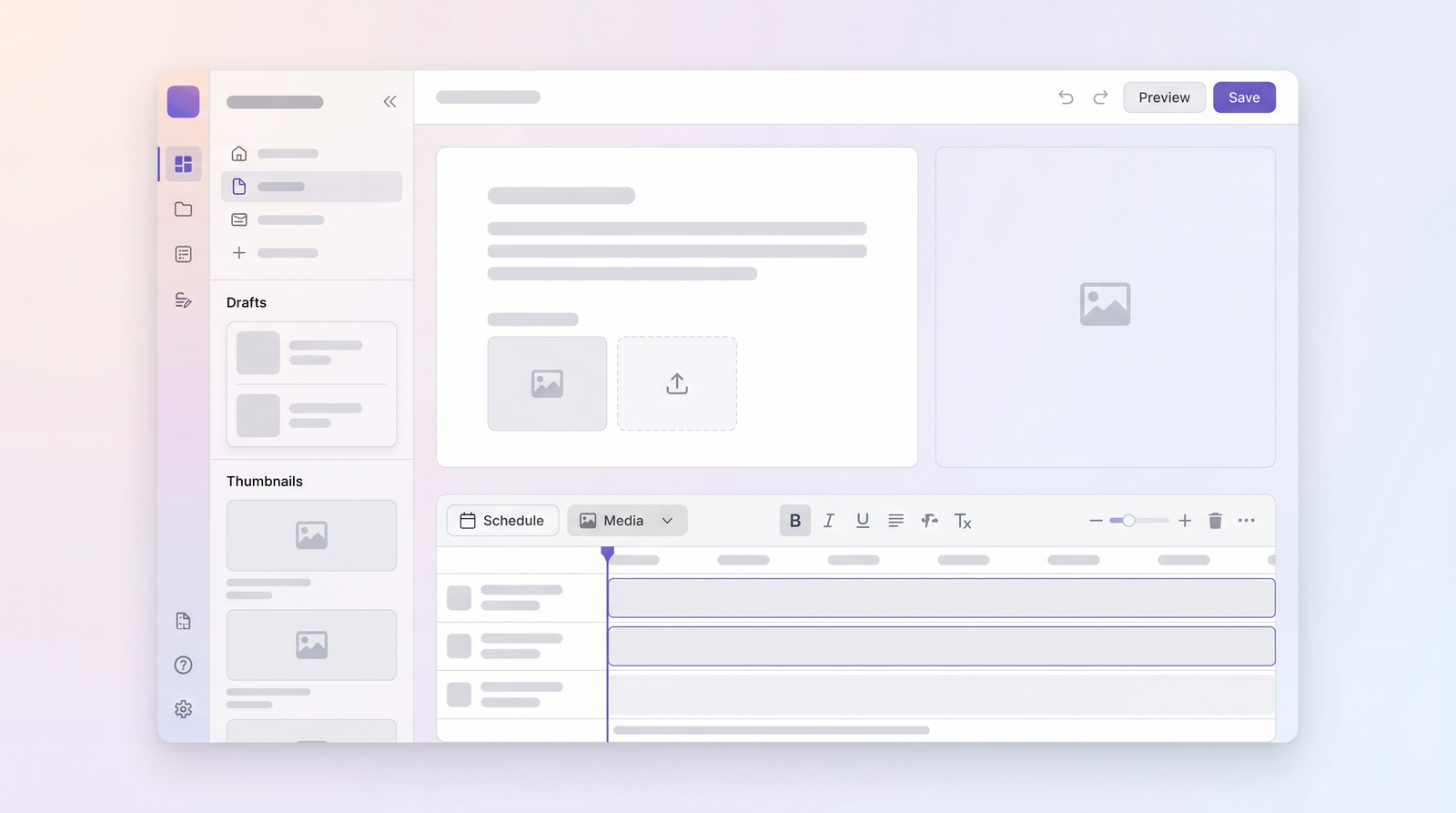 Typefully editing features